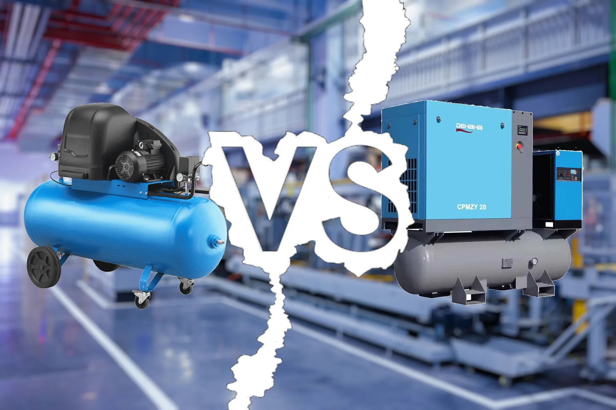 Compressor de Parafuso vs. Pistão: Qual a Escolha Certa para a Sua Indústria e o Seu Bolso?